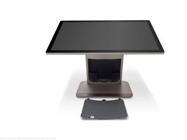 Terminal Sunmi D3 Pro - przewody ukryte wewnątrz podstawy